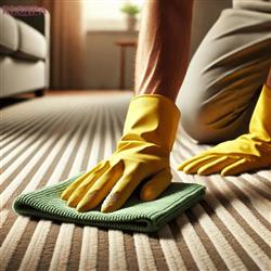 چگونه لکه های فرش را پاک کنیم